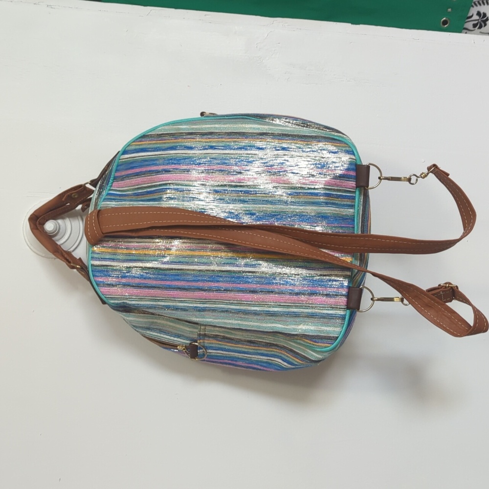 Colorful Patterned Backpack with Cartoon Design - Picture 3 of 4
